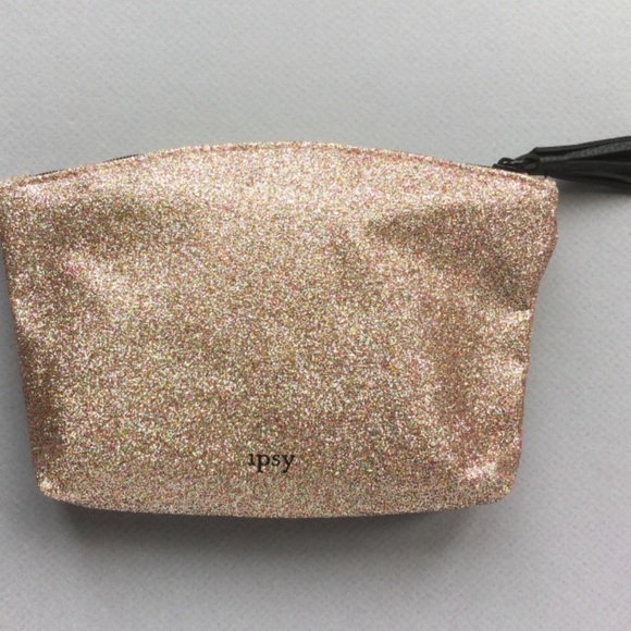 IPSY MULTI COLORED GLITTER COSMETIC BAG NWOT ISSUED MAY 2019 - Picture 2 of 7